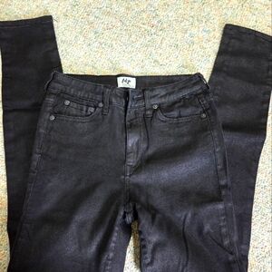 Black Shiny Jeggings